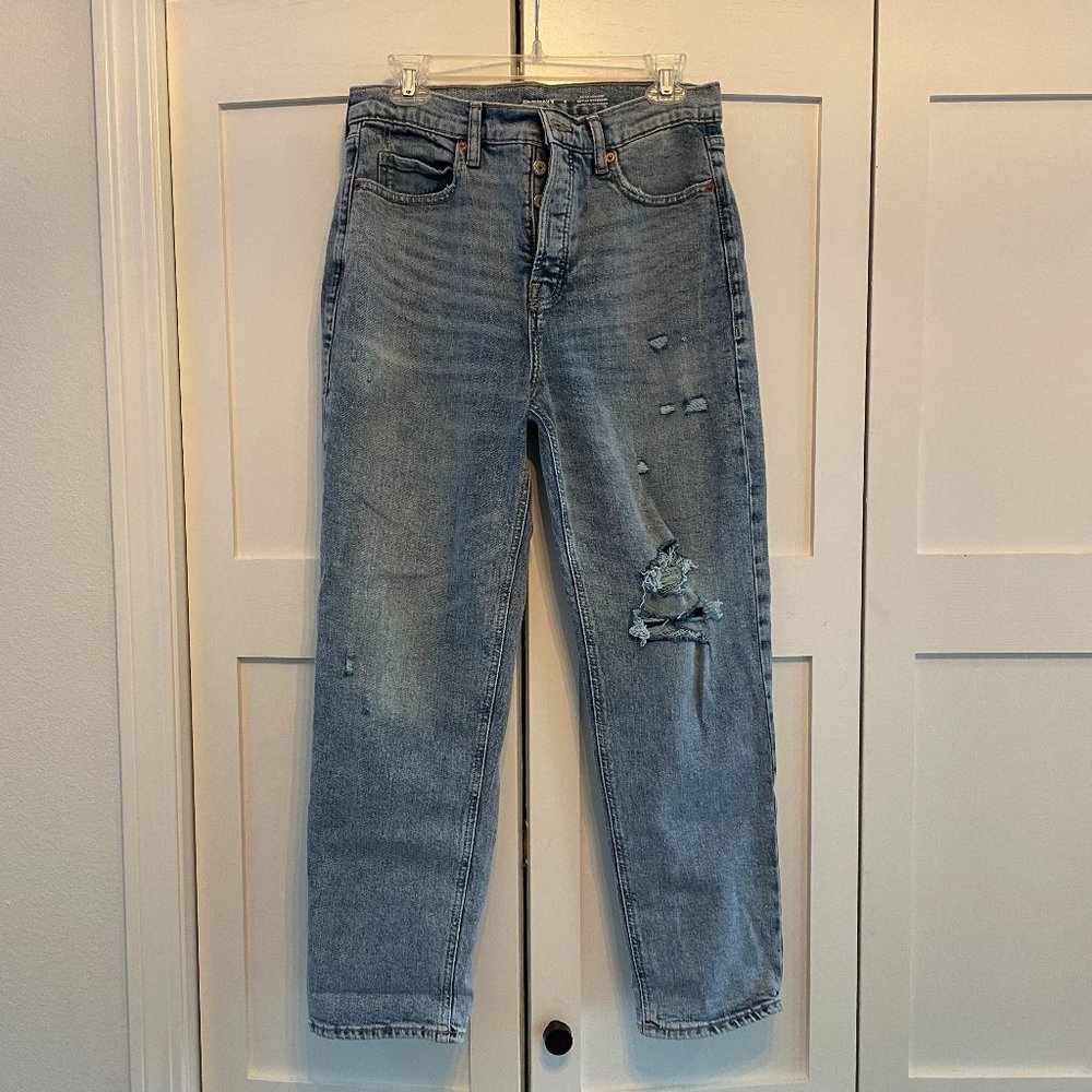 Old Navy Sky-Hi Straight Jeans, Size 8